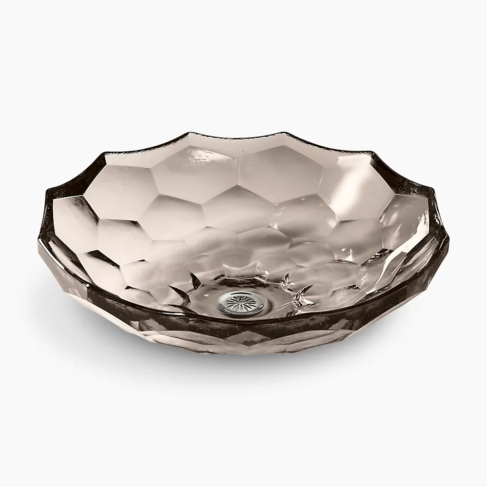 Kohler Briolette 17-1/2" round vessel bathroom sink, no overflow K-2373-TG3 - Plumbing Market