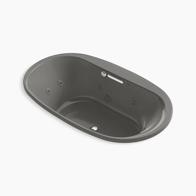 Kohler Underscore 71-1/2" x 41-1/2" drop-in Heated BubbleMassage air bath with whirlpool K-5718-XHGH-58 - Plumbing Market