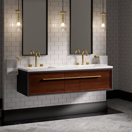 Kohler Lodern 60" wall-hung bathroom vanity cabinet K-33567-1WX - Plumbing Market