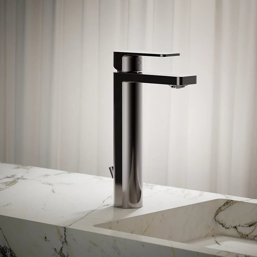 Kohler Parallel Tall single-handle bathroom sink faucet, 0.5 gpm K-23475-4N-TT - Plumbing Market