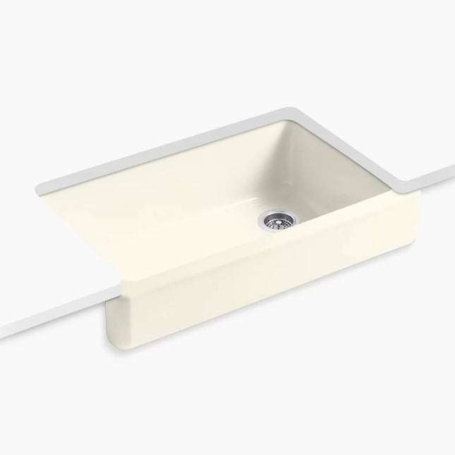 Kohler Whitehaven 35-1/2" undermount single-bowl farmhouse kitchen sink K-6488-96 - Plumbing Market