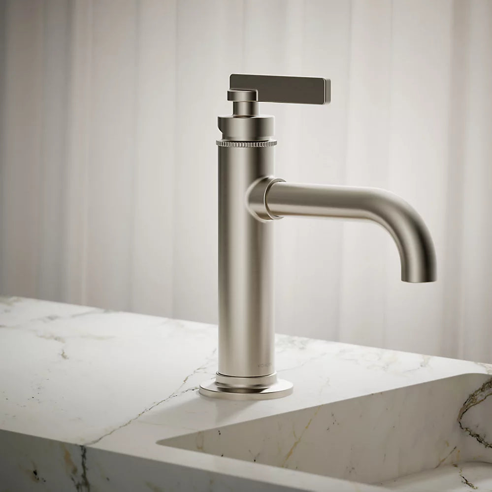 Kohler Castia by Studio McGee Single-handle bathroom sink faucet, 0.5 gpm K-35907-4N-BN - Plumbing Market