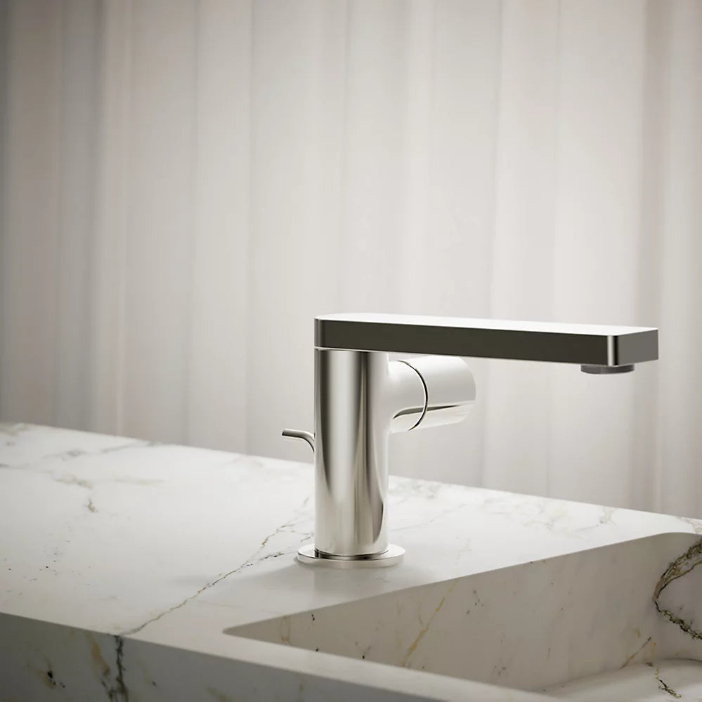 Kohler Composed Single-handle bathroom sink faucet with Cylindrical handle, 1.2 gpm K-73050-7-SN - Plumbing Market