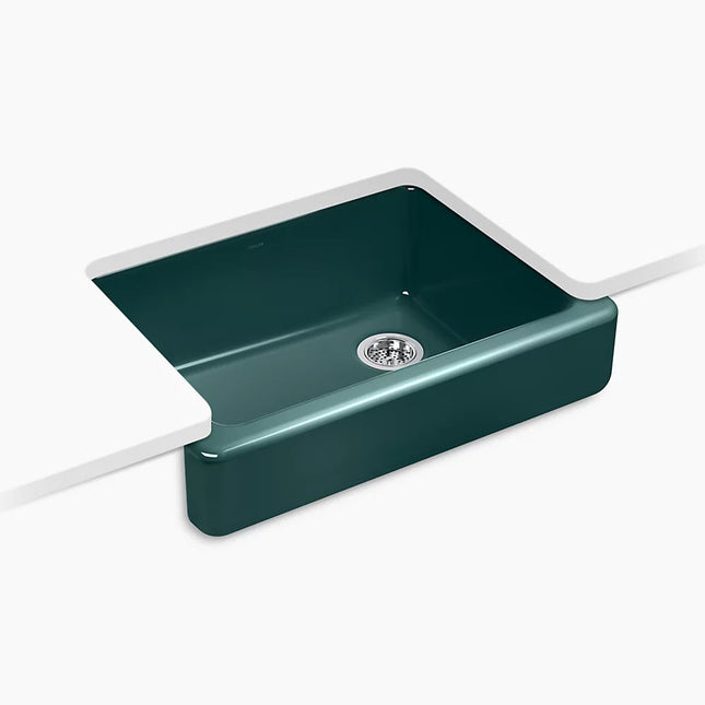 Kohler Whitehaven 29-1/2" undermount single-bowl farmhouse kitchen sink K-6486-17 - Plumbing Market