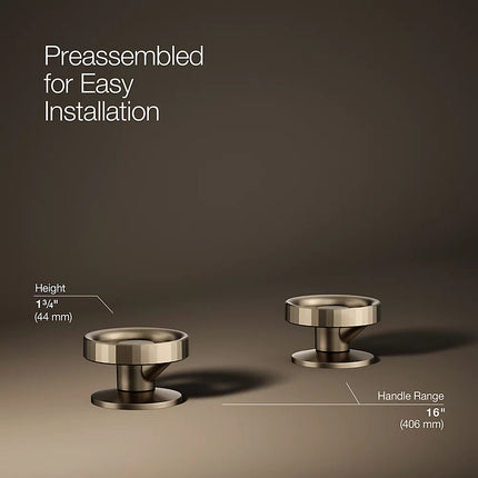 Kohler Components Industrial bathroom sink faucet handles K-77974-9-BV - Plumbing Market