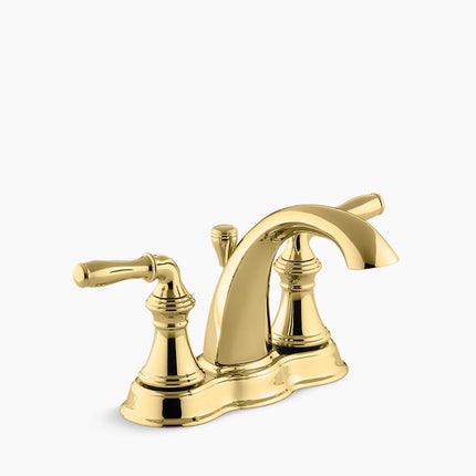 Kohler Devonshire Centerset bathroom sink faucet, 1.2 gpm K-393-N4-PB - Plumbing Market