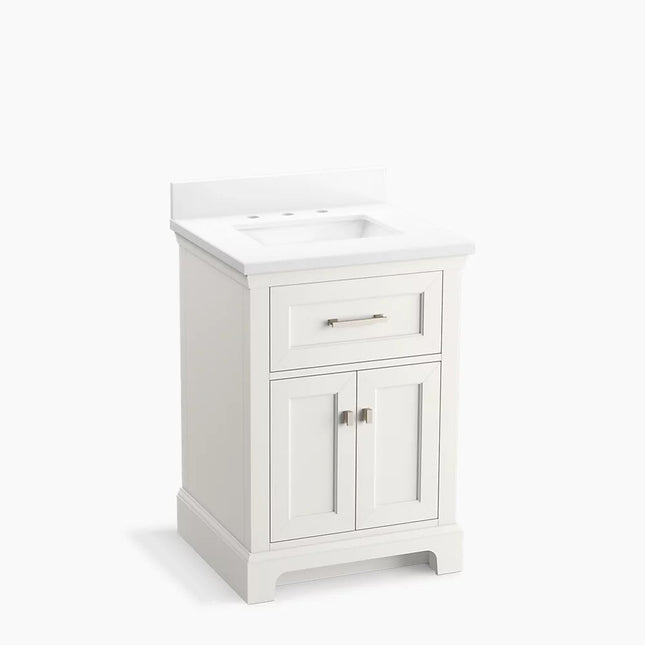 Kohler Charlemont 24" bathroom vanity cabinet with sink and quartz top K-29259-BD1-0 - Plumbing Market