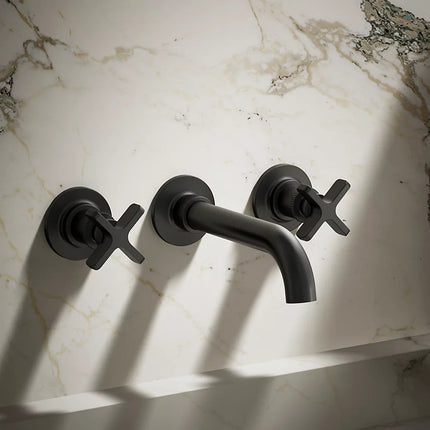Kohler Castia by Studio McGee Wall-mount bathroom sink faucet trim, 1.2 gpm K-T35909-3-BL - Plumbing Market