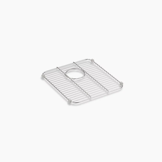Kohler Iron/Tones Stainless steel sink rack, 14-1/4" x 12-13/16" for Iron/Tones Smart Divide kitchen sink K-8339-ST - Plumbing Market