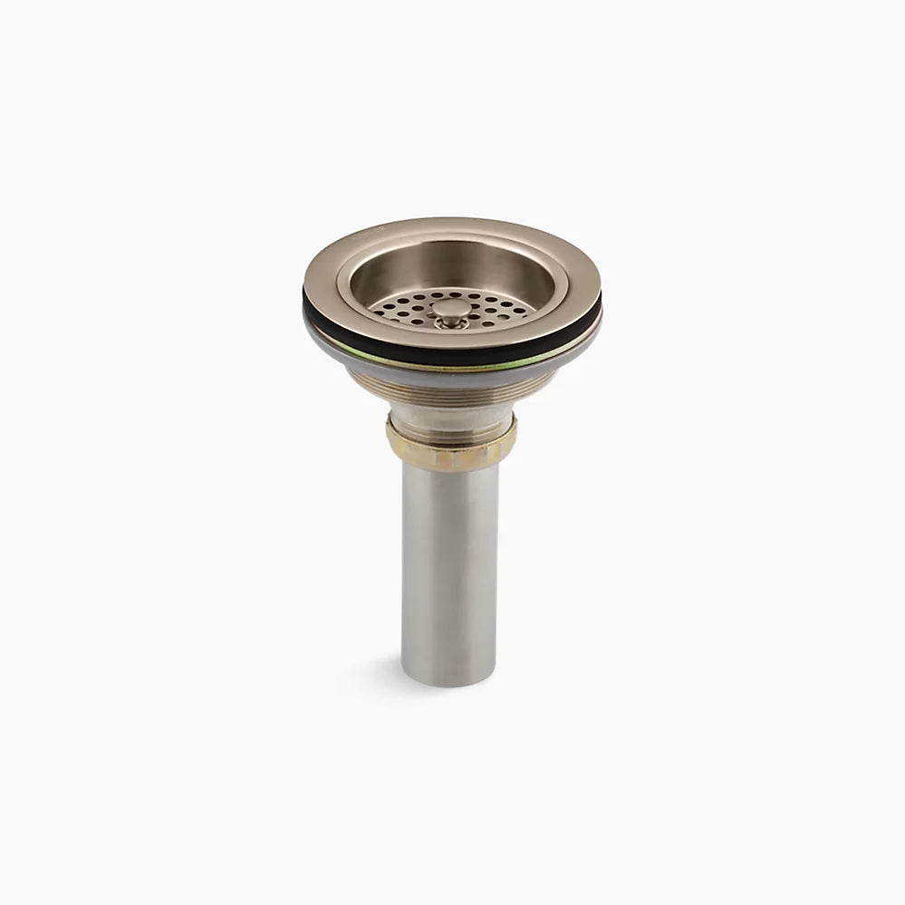 Kohler Duostrainer Sink drain and strainer with tailpiece K-8801-BV - Plumbing Market