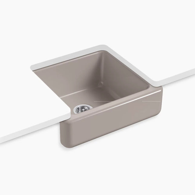 Kohler Whitehaven 23-1/2" undermount single-bowl farmhouse kitchen sink K-5664-TRF - Plumbing Market