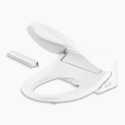 Kohler PureWash E880 Round-front bidet toilet seat with remote control K-30804-0 - Plumbing Market