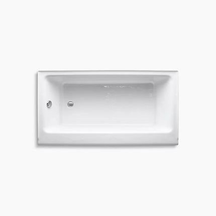 Kohler Highbridge 60" x 32" alcove bath, left drain K-877-S-0 - Plumbing Market