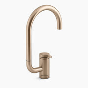 Kohler Components Single-handle bar sink faucet with two-function extended-reach spout K-28277-BV - Plumbing Market
