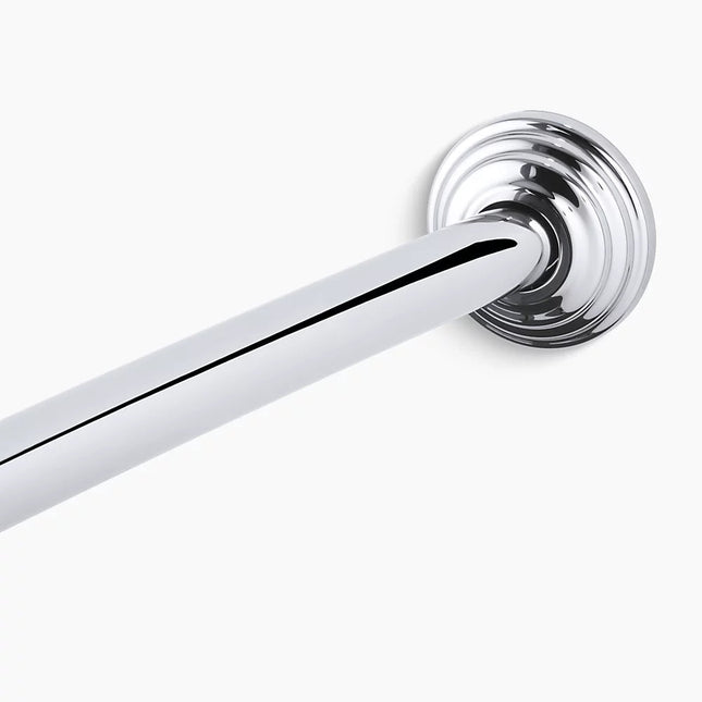 Kohler Expanse Curved shower rod - traditional design K-9349-S - Plumbing Market