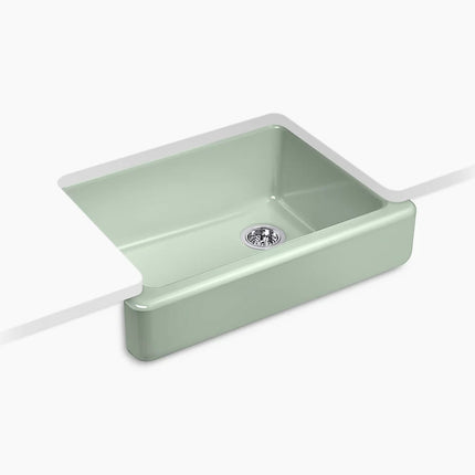 Kohler Whitehaven 29-1/2" undermount single-bowl farmhouse kitchen sink K-6486-42 - Plumbing Market