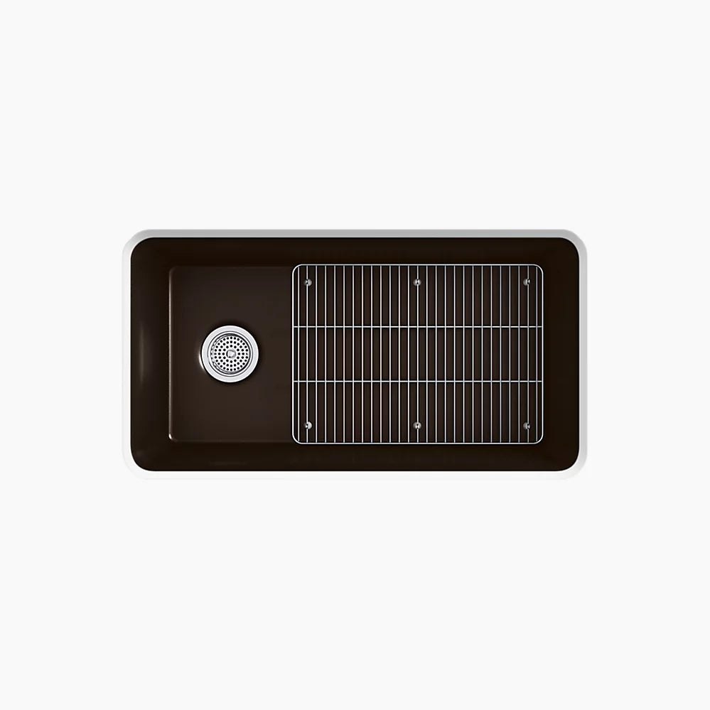 Kohler Cairn Large stainless steel sink rack, 19-1/2" x 14", for K-8206 K-5196-ST - Plumbing Market