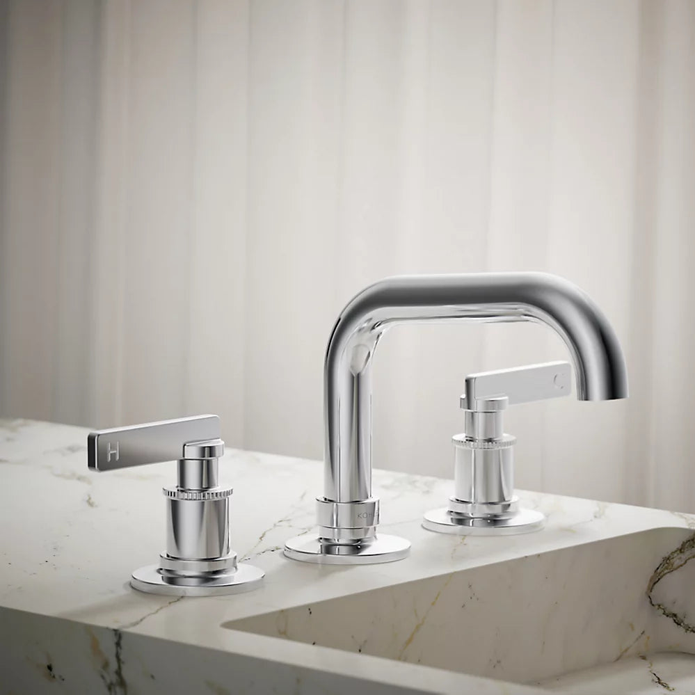 Kohler Castia by Studio McGee Widespread bathroom sink faucet, 0.5 gpm K-35908-4N-CP - Plumbing Market