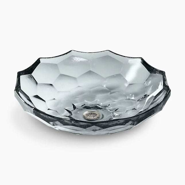 Kohler Briolette 17-1/2" round vessel bathroom sink, no overflow K-2373-B11 - Plumbing Market