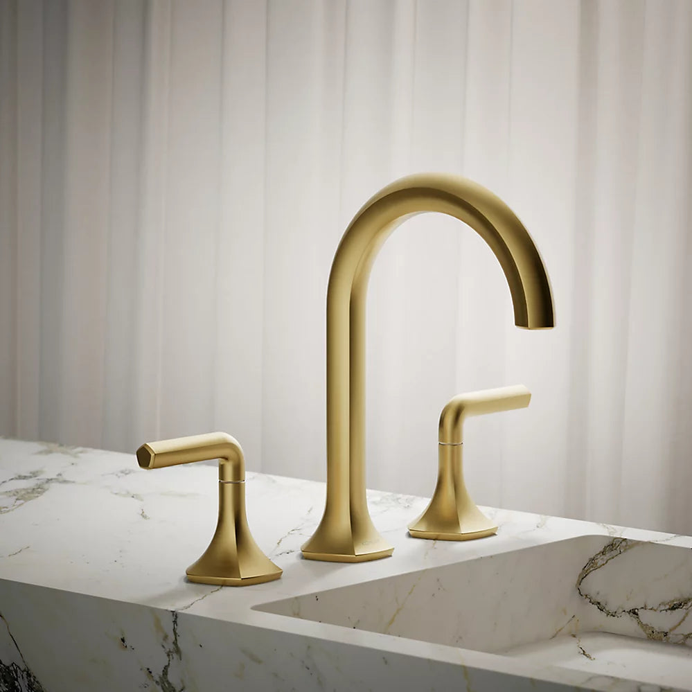 Kohler Occasion Bathroom sink faucet spout with Cane design, 0.5 gpm K-27008-N-2MB - Plumbing Market