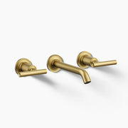 Kohler Purist Wall-mount bathroom sink faucet trim with Lever handles, 1.2 gpm K-T14413-4-2MB - Plumbing Market