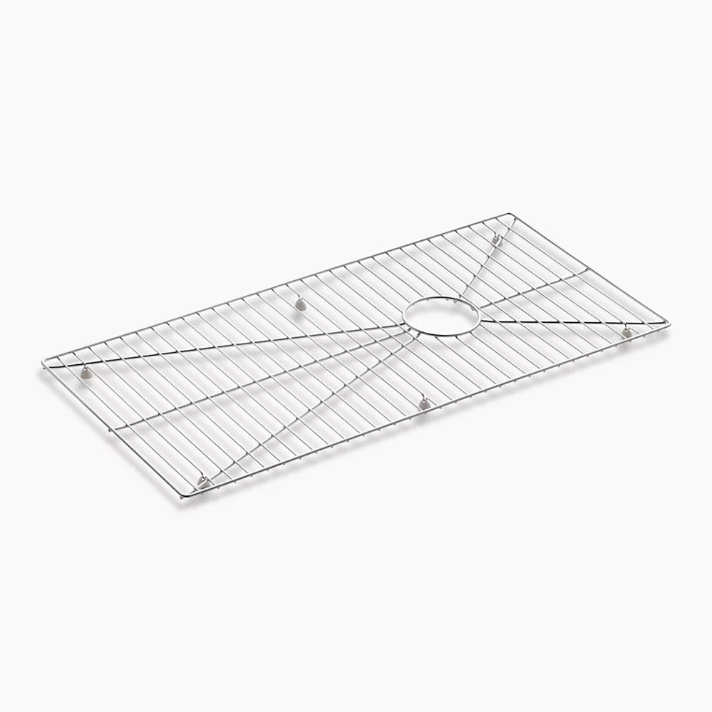 Kohler Stages Stainless steel sink rack, 30-31/32" x 15-1/16" for Stages 45" kitchen sink K-6233-ST - Plumbing Market