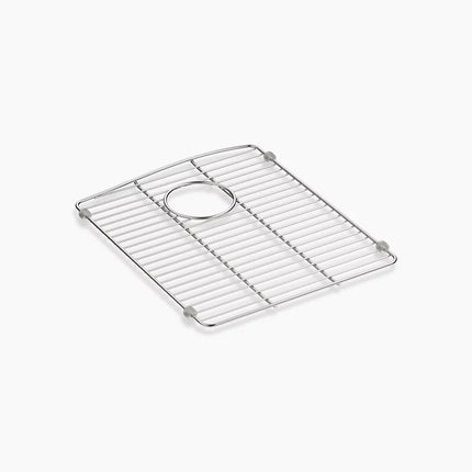 Kohler Kennon Stainless steel sink rack, 13 5/8" x 16 1/2", for right-hand bowl K-5186-ST - Plumbing Market