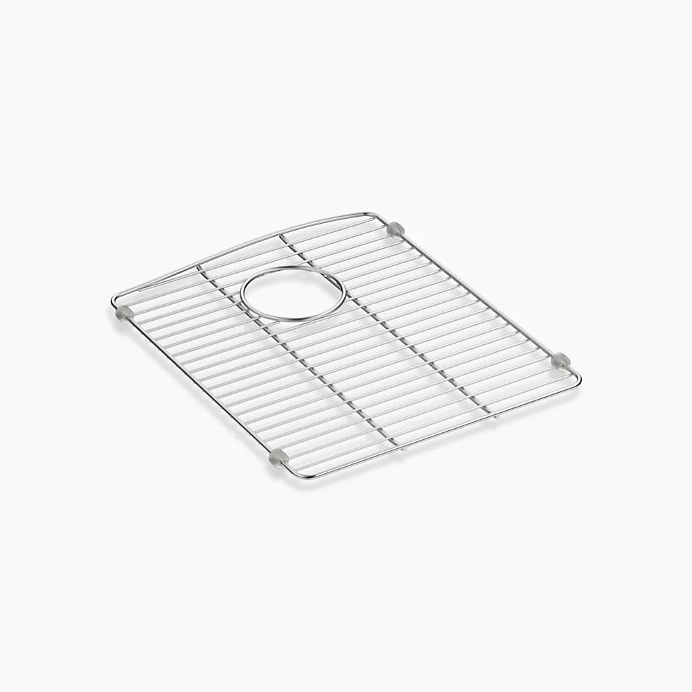 Kohler Kennon Stainless steel sink rack, 13 5/8" x 16 1/2", for right-hand bowl K-5186-ST - Plumbing Market
