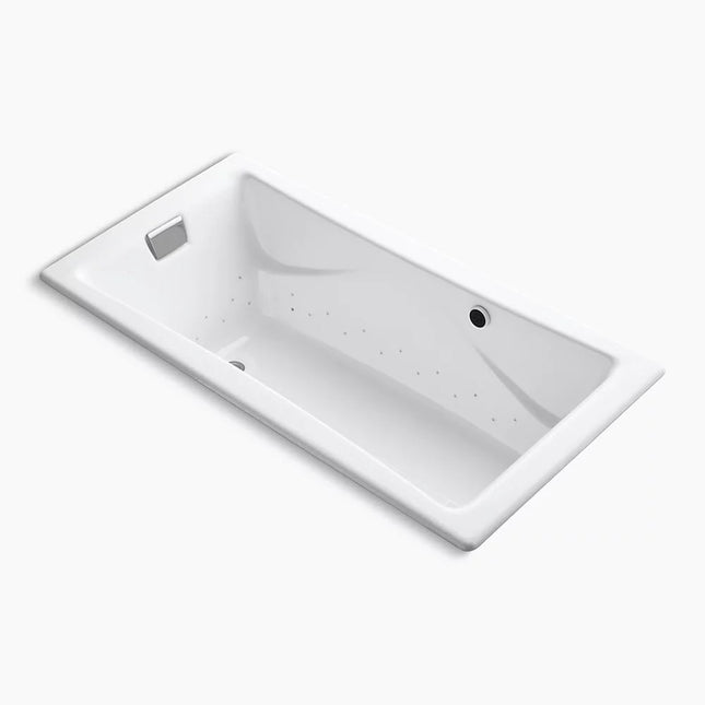 Kohler Tea-for-Two 71-3/4" x 36" drop-in Heated BubbleMassage air bath K-865-GH0-0 - Plumbing Market