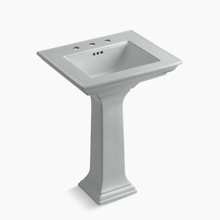 Kohler Memoirs Stately 25" rectangular pedestal bathroom sink K-2344-8-95 - Plumbing Market