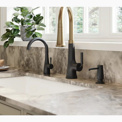 Kohler Tone Touchless pull-down kitchen sink faucet with three-function sprayhead K-23766-BL - Plumbing Market
