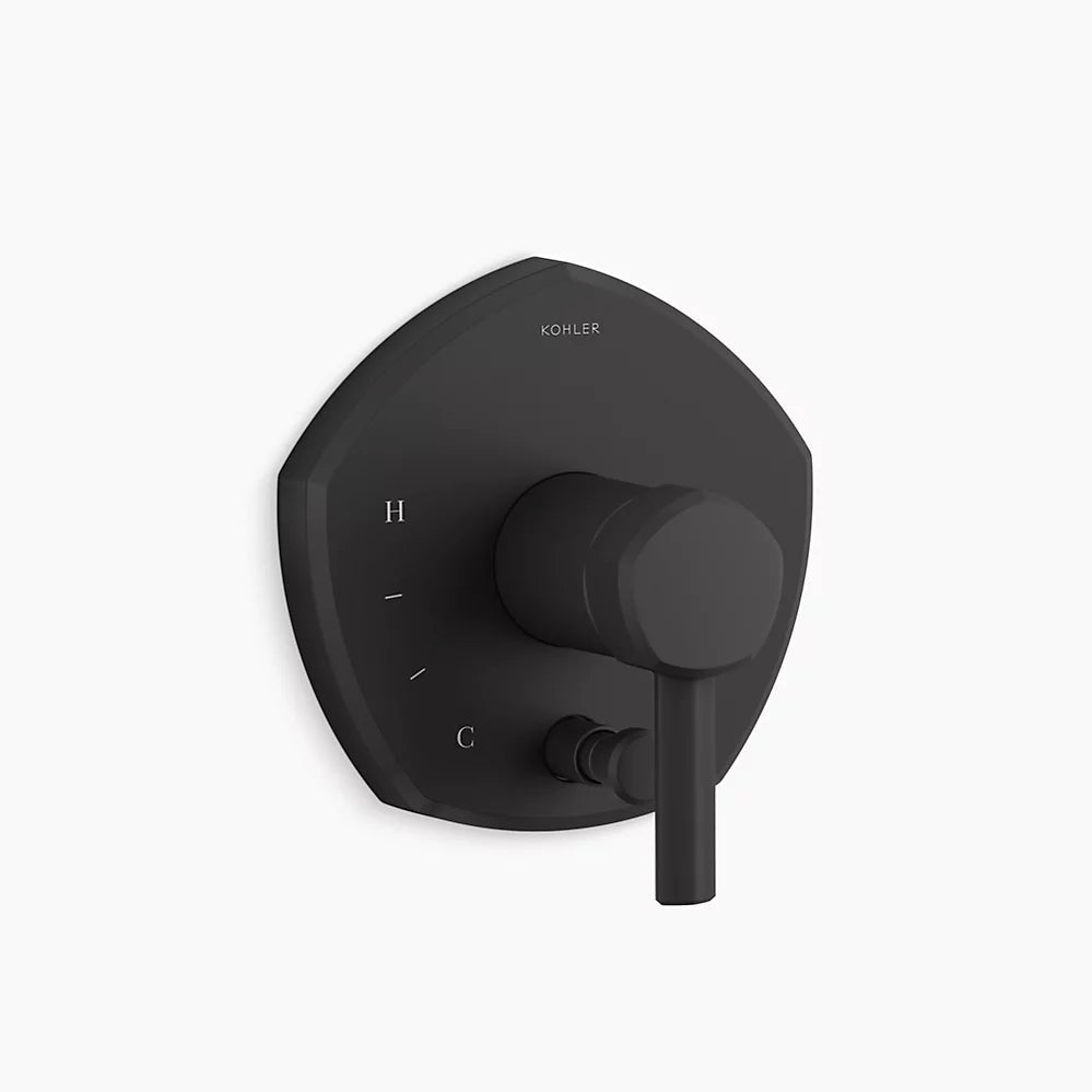 Kohler Occasion Rite-Temp Vlv Trm W/Div T27044-4-BL - Plumbing Market