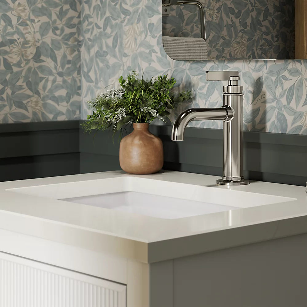 Kohler Castia by Studio McGee Single-handle bathroom sink faucet, 0.5 gpm K-35907-4N-2MB - Plumbing Market