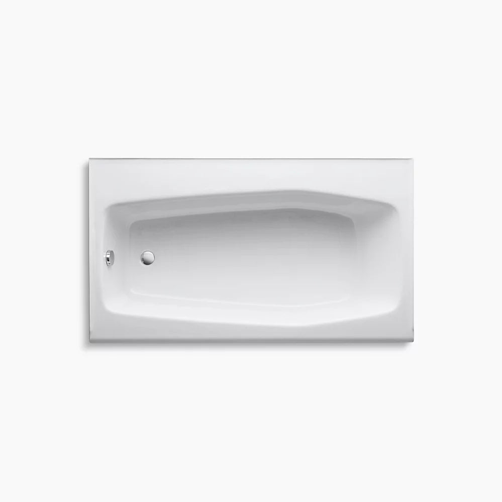 Kohler Villager 60" x 34-1/4" alcove bath, left drain K-713-0 - Plumbing Market