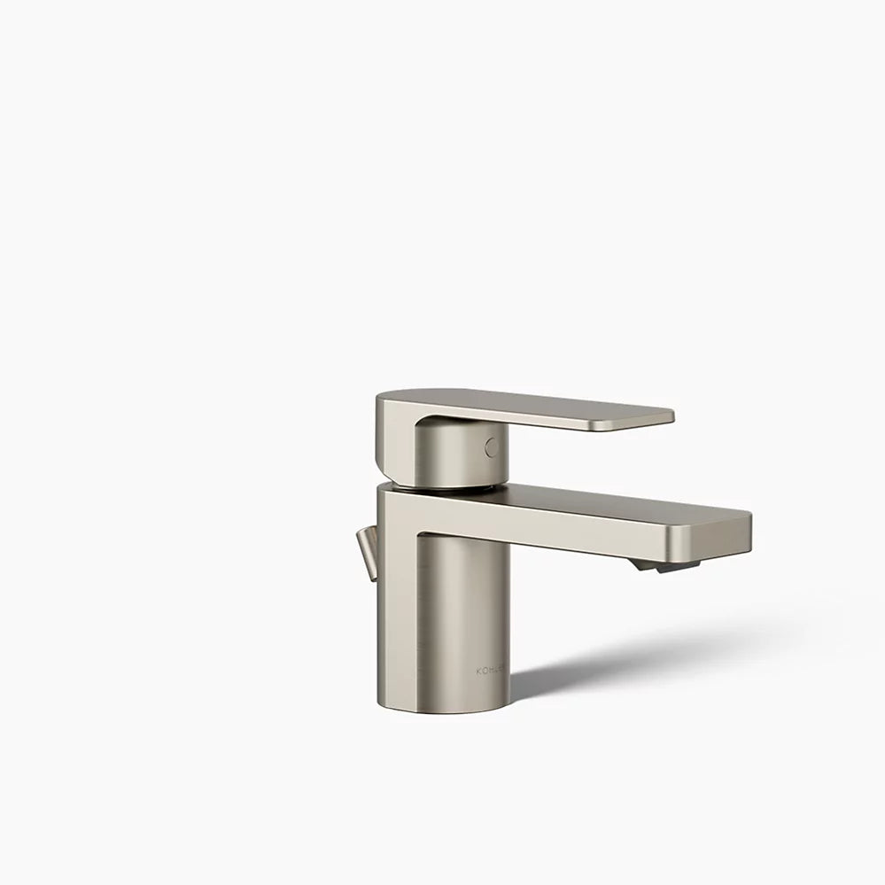 Kohler Parallel Low single-handle bathroom sink faucet, 0.5 gpm K-24804-4N-BN - Plumbing Market