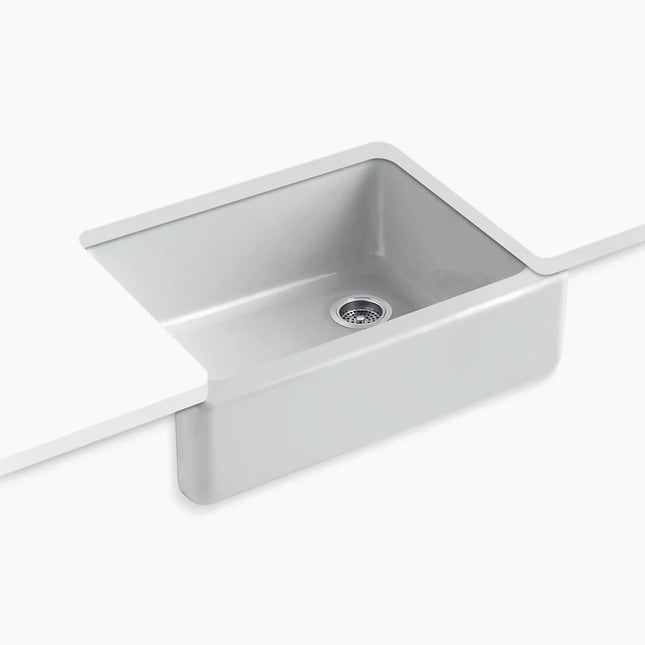 Kohler Whitehaven 29-3/4" undermount single-bowl farmhouse kitchen sink K-6487-95 - Plumbing Market
