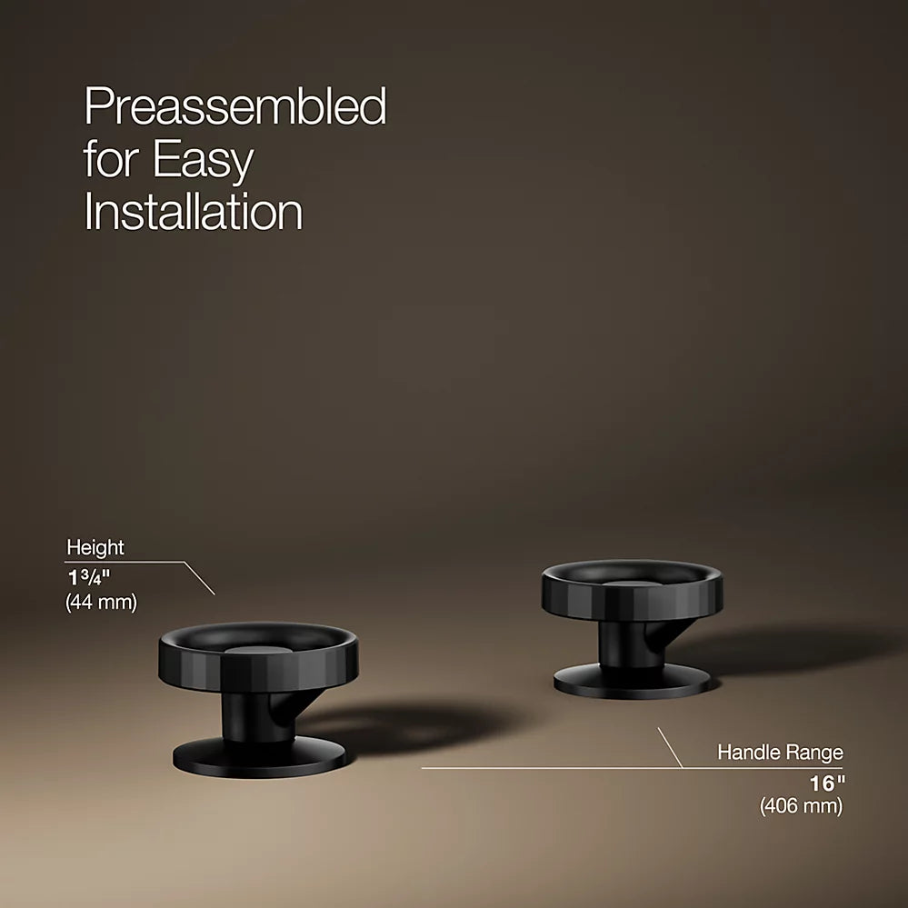 Kohler Components Industrial bathroom sink faucet handles K-77974-9-BL - Plumbing Market