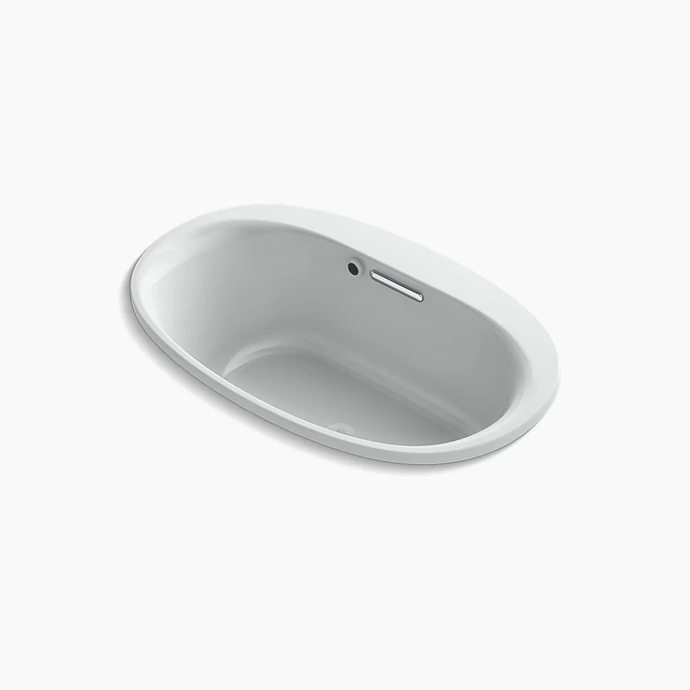 Kohler Underscore 59-3/4" x 35-3/4" drop-in bath with Bask heated surface K-5713-W1-95 - Plumbing Market