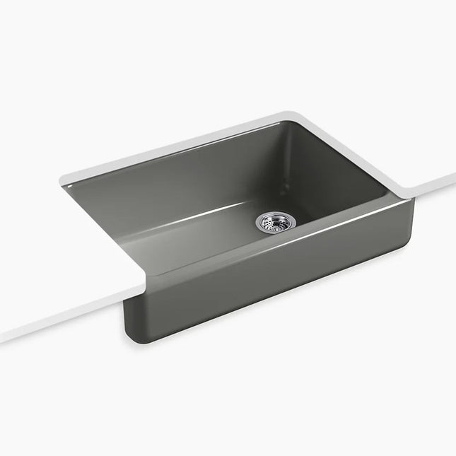 Kohler Whitehaven 32-1/2" undermount single-bowl farmhouse kitchen sink K-5826-58 - Plumbing Market