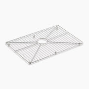 Kohler Vault Strive Stainless steel sink rack, 26" x 16-11/16" for 30" single-bowl apron-front sink K-6466-ST - Plumbing Market