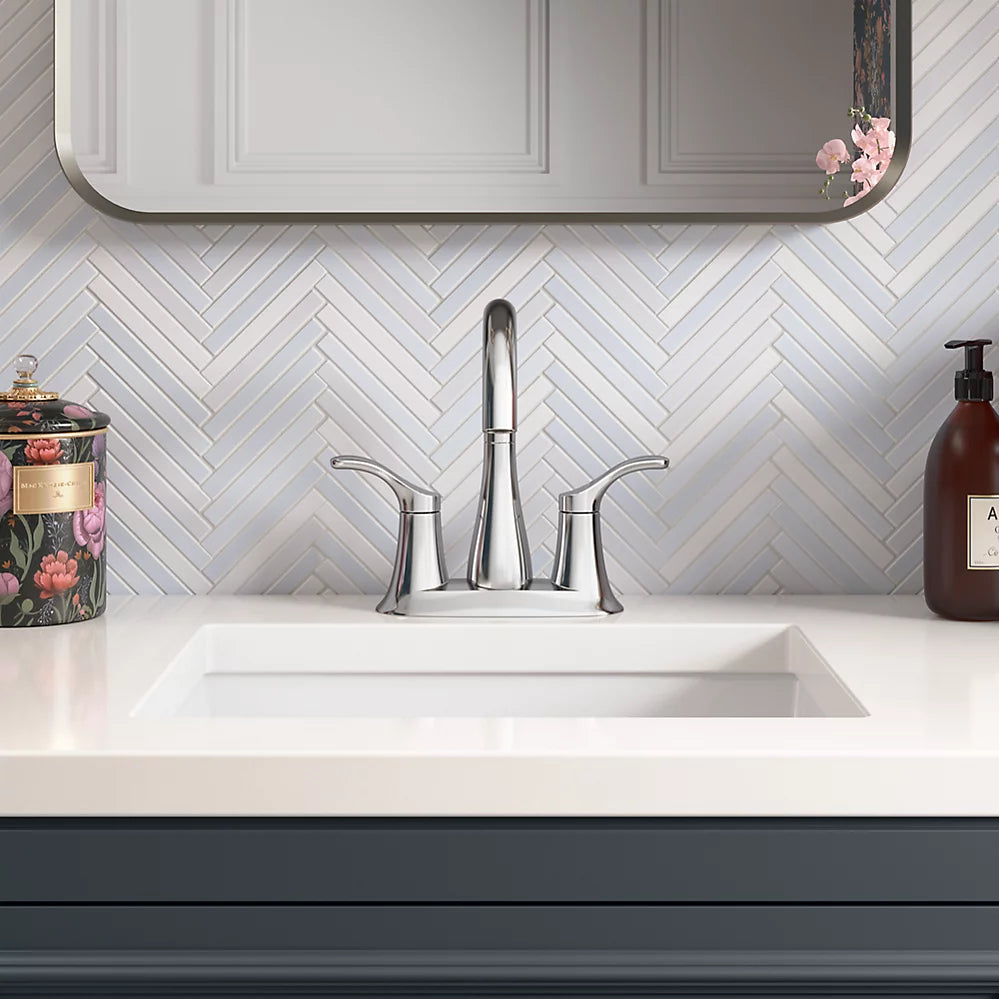 Kohler Simplice Centerset bathroom sink faucet, 1.2 gpm K-27388-4-CP - Plumbing Market
