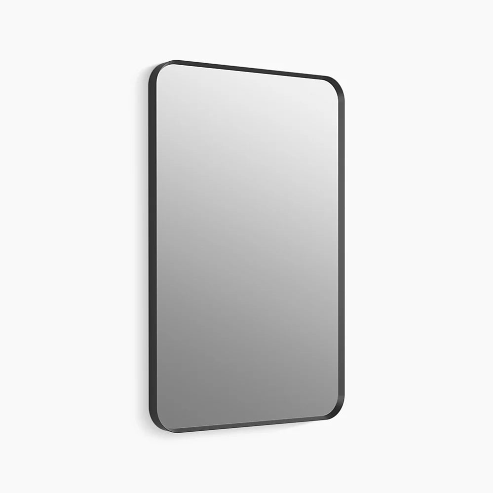 Kohler Essential 22" x 34" rectangular framed mirror K-26052-BLL - Plumbing Market