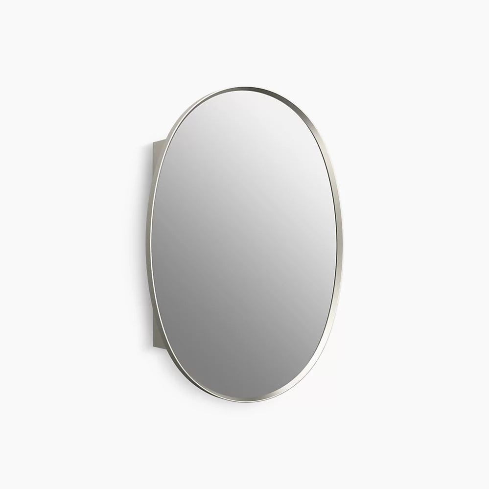 Kohler Verdera 24" x 34" oval framed medicine cabinet K-35571-BNL - Plumbing Market