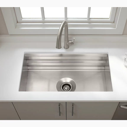 Kohler Strive Stainless steel sink rack, 32-3/4" x 16" for K-5283 Strive kitchen sink K-5411-ST - Plumbing Market