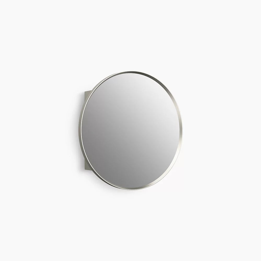 Kohler Verdera 24" round framed medicine cabinet K-35572-BNL - Plumbing Market