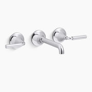 Kohler Tone Wall-mount bathroom sink faucet trim, 1.2 gpm K-T26439-4-CP - Plumbing Market