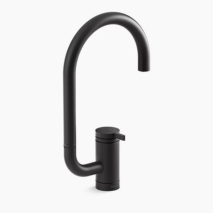 Kohler Components Single-handle bar sink faucet with two-function extended-reach spout K-28277-BL - Plumbing Market