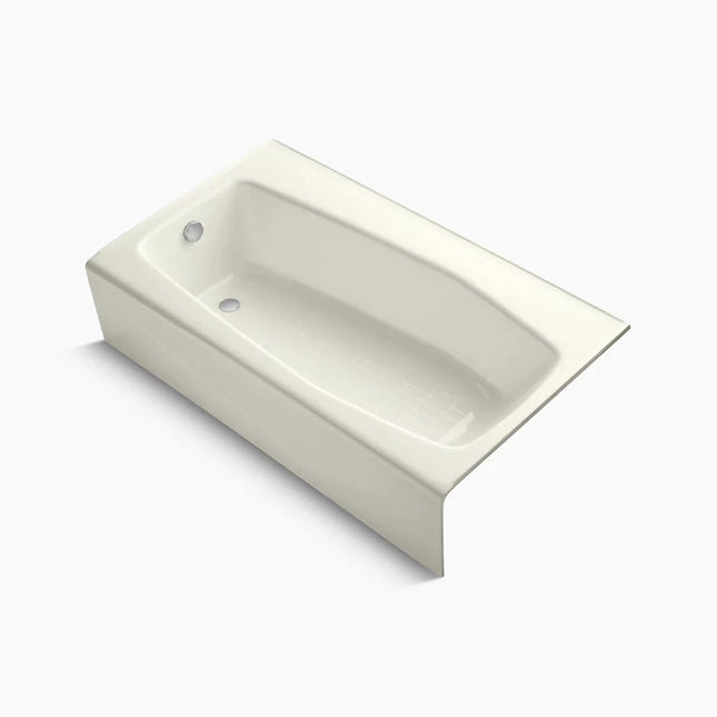 Kohler Villager 60" x 34-1/4" alcove bath, left drain K-713-96 - Plumbing Market