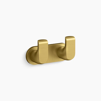 Kohler Avid Double robe hook K-97500-2MB - Plumbing Market