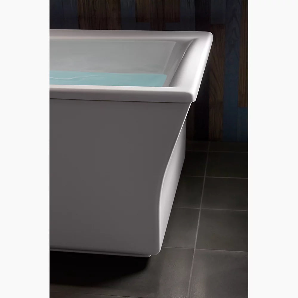 Kohler Stargaze 72" x 36" freestanding bath with fluted shroud K-6367-0 - Plumbing Market